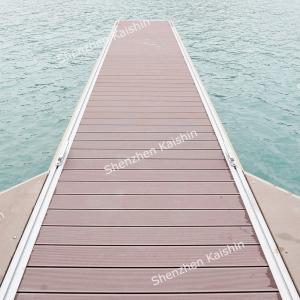 Wholesale Marine Gangway Aluminum Floating Pontoon Dock Commercial Dock Pier 15mm from china suppliers