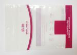 Gravure Printing Cosmetic Packaging Bags With Zipper , three side seal bag