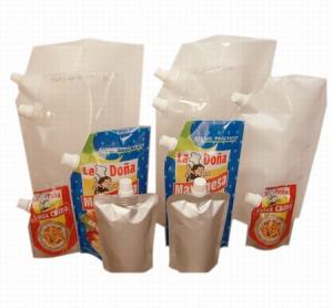 Wholesale Aluminum Foil Plain Spout Pouch Packaging With Cap from china suppliers