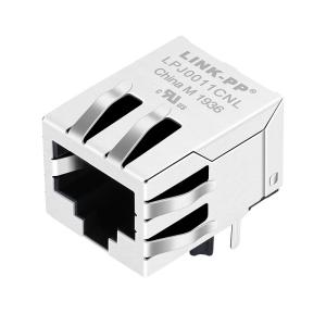 Wholesale XRJF-01A-0-D22-010 Magnetic RJ45 Jack With 10/100 Ethernet LPJ0011CNL from china suppliers