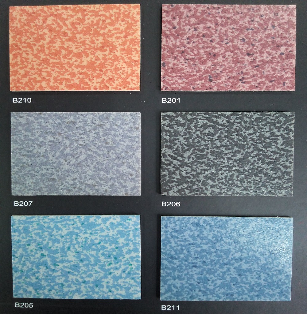 Colored PVC Floor Covering Thickness 2.0mm Anti - Corrosive Feature
