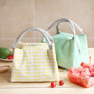 Wholesale Reusable Soft Insulated Cooler Bag Large Capacity With Linen Fabric Material from china suppliers