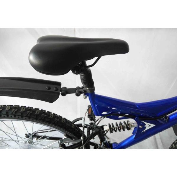 Chinese OEM 26-Inch Mountain Bike with 18 Speeds and Full Suspension Fork Gross Weight 17K