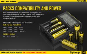Wholesale Nitecore LCD 2014 Latest universal smart charger Nitecore D4 battery charger from china suppliers