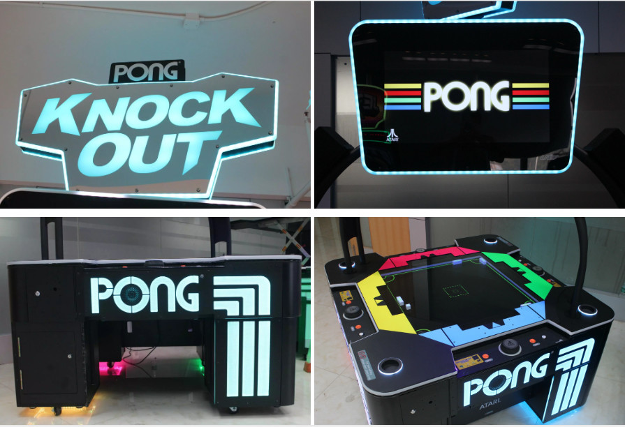 Unis Atari Pong 4p Version Kids Air Hockey Arcade Machine 6 Months Warranty
