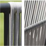 Custom 15mm Flat Blue Braided Webbing For Dining / Patio Swing Chair