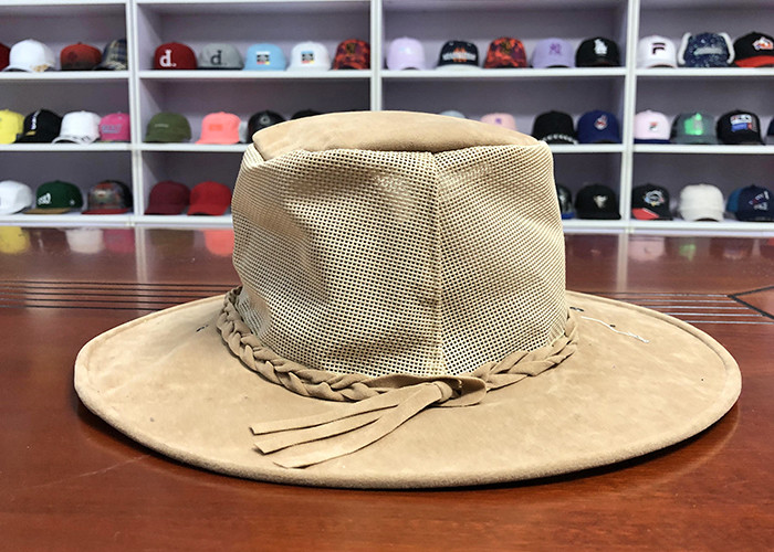 High Quality ACE Unisex Women Men Adjustable Breathable Mesh Fabric Design Strip Bucket Fisherman Cap