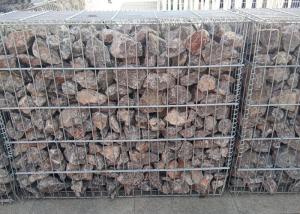 Wholesale Galvanized Welded Gabion Box , Retaining Wall Stone Cage Gabion Basket from china suppliers