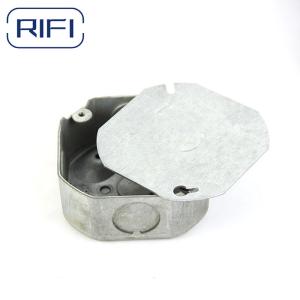 Wholesale 4x4 Inch Galvanized Steel Junction Box Electrical Standard Thickness 1.5mm from china suppliers