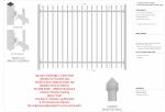 2400mm width Crimped spear metal garrison fence supplier