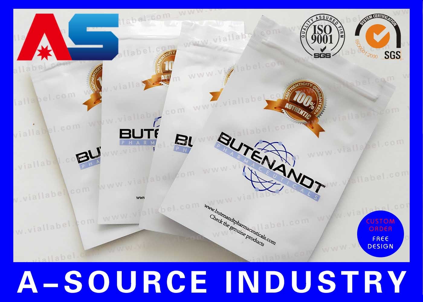 Pharmaceutical Aluminum Foil Bags Zip Lock Pouch Printing for Oral Pills Pharmacy aluminium foil packaging
