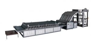 China PLC Semi Automatic Flute Laminating Machine For Corrugated Cardboard on sale