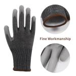 Anti Cut Level 4 Construction Work Gloves Anti Slip Breathable Polyester Liner