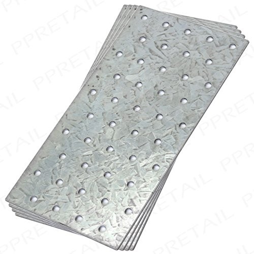 Galvanized Metal Fixing Bracket for Wood Repair Single-side Bracket 2-2.5mm Thickness