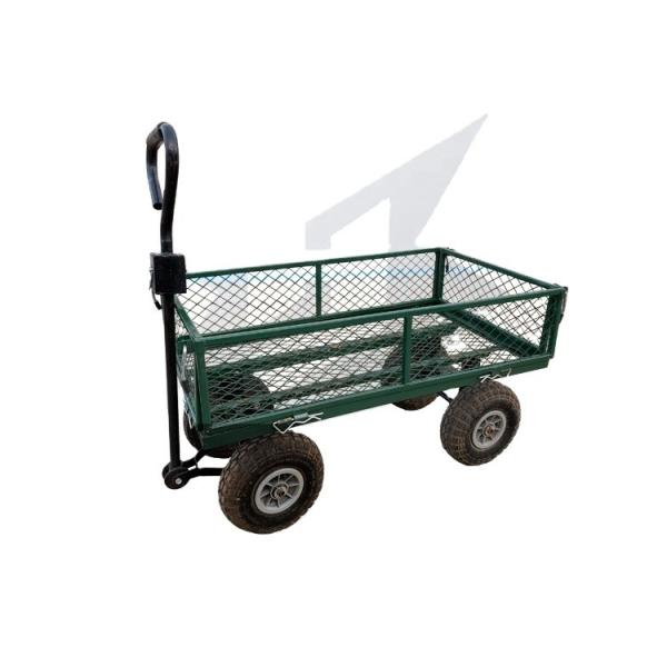 86*46*85 Heavy Duty Steel Mesh Yard Garden Jumbo Crate Wagon Utility Garden