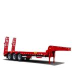 Hot selling Customizable Steel Three- And Four-Axis CIMC Lowbed Semi-Trailer