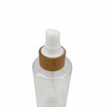 Portable Cosmetic Spray Bottle 100ml Perfume Sprayer With Plastic And Bamboo Lid