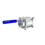 3 PC Stainless Steel SS316/304 CF8 CF8m Ball Valve for Water Media Industrial