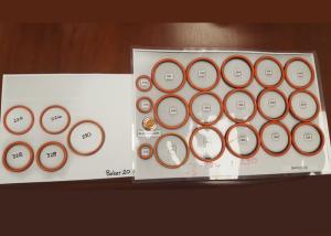 Wholesale AS568 Colorful Silicone O Rings / Waterproof Custom Rubber Rings For Oil Seals from china suppliers