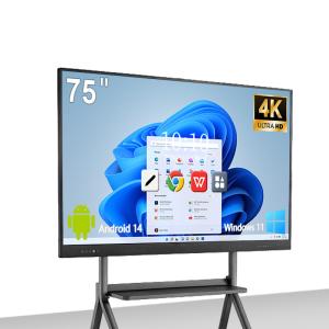 Wholesale Qtenboard Factory Price Touch Screen All in One 75 Inch Interactive White Board from china suppliers