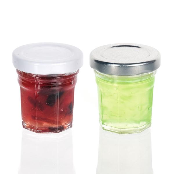 Low Price Different Capacity High Sealed Round Shape Clear Glass Jar Jam Storing