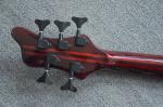 4 string electric bass guitar Natural Alder body Maple neck through body