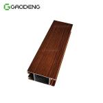 Wood Grain Extrusion Aluminum Profiles With Good Feeling