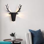 Creative wall lamp LED wall lamp Nordic wrought iron antler deer wall lamp（WH-OR