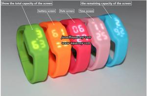 China Custom new silicone led watch sports watch with cheap price on sale