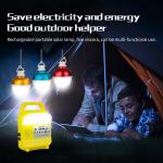 IP55 MP3 Emergency Solar Panel Home Lighting System For Outdoor Picnic