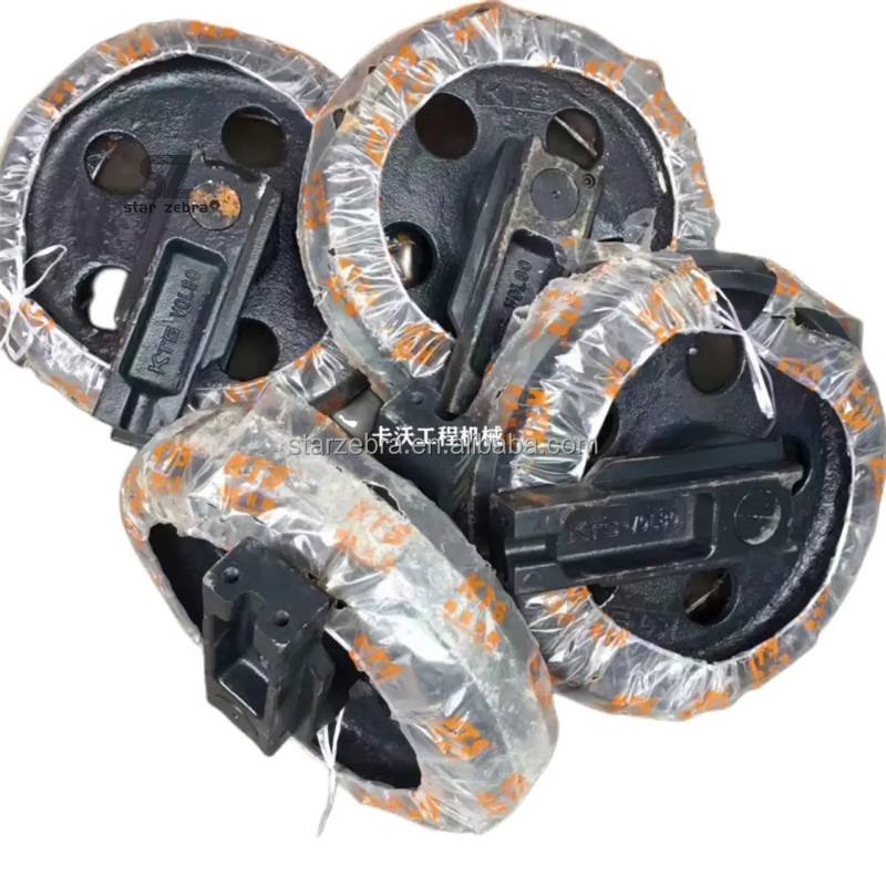 VOLVO EC80D Four Rounds Chain Rail Supporting Wheel Drive Tooth Guide Wheel Tensioning Device for Various Applications
