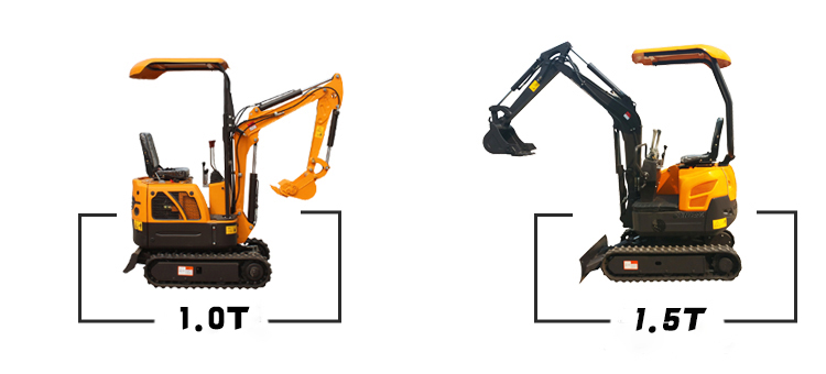 1.8 ton Mini Hydraulic Crawler Excavator With 0.045cbm Bucket