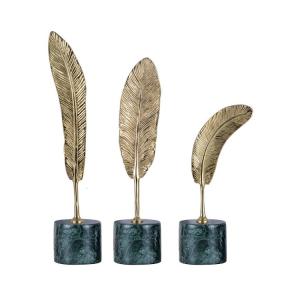 Wholesale Modern Tabletop Leaf Shape Decorative Arts And Crafts from china suppliers