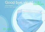 CE Standard 3 Ply Disposable Face Mask Non Woven Melt Blown Fabric