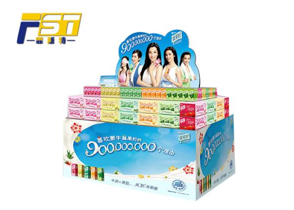 Full Sides Cardboard Pallet Display , Fashion Design Pallet Display Stands For