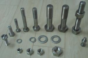 Wholesale A453 Gr 660 fasteners STUD BOLT WITH TWO HEAVY HEX NUTS from china suppliers