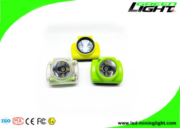 IP68 Waterproof Cordless Led Miners Cap Lamp OLED Screen Portable 18000 Lux