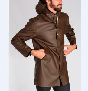 Wholesale Shenzhen factory custom mens long rubber raincoat with hood from china suppliers