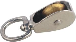 Wholesale DR-0173Z Zinc Alloy Swivel Die Cast Pulley Single Wheel Swivel Eye Pulleys from china suppliers