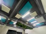 Office Ceiling Tiles Absorbers Fabric Wrapped Acoustical Wall Panels Sound