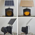 Solar Warning Light 200mm Falsher GQSJD-200-1 Yellow Warning Light