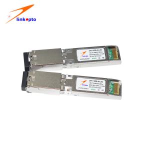 Wholesale 10G 1490/1550nm 80KM LC DOM Gigabit Ethernet SFP Module from china suppliers