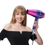 Gradient Color Household Hair Dryer 2000 Watt Frizz Proof Ultralight