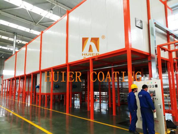 Powder Coating Production Line / Electrostatic Coating Line With Excellent