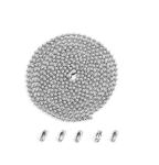 Cheap Price 4.5mm Polish Silver 304 Stainless Steel Ball Chain