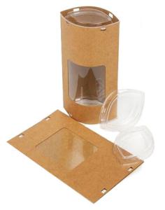 Wholesale FDA Approved Luxury Packaging Box , Hot Stamping Craft Paper Ellipse Tube from china suppliers