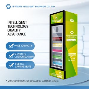 Self-service automatic touch screen drink snack vending machine