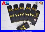 Musclebuilding Matt Black Gold Foil Vial Packaging Box Cardboard 10ml 20ml