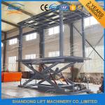 Underground Scissor Double Car Parking System Hydraulic Car Lift for 2 Cars