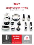 8-12 Thick Safe Glass Barn Door and Hardware Kit with 304 Stainless Steel